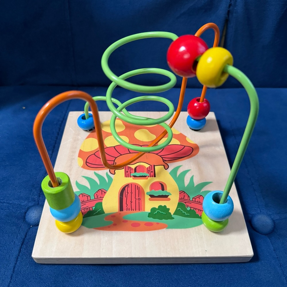 Early Learning Toy Mushroom Bead Maze